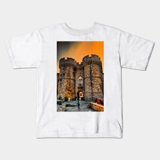 Greece. Rhodes. Main Gate to the Old Town. Kids T-Shirt